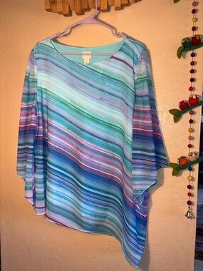 EUC Chico's women's blouse, specifically identified in several listings as